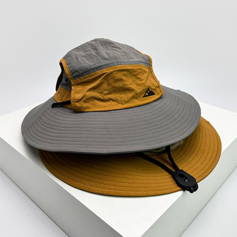 Fisherman Bucket School Old Vintage Dry Quick Drying Fast Women  Men For Neutral Gender Fresh Caps Hats Color Block Sunshade Outdoor Breathable