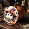 Halloween Wooden Sign with Adorable Ghost Pattern - Charming BOO Figurine Ornaments - Ideal for Front Door, Wall, Room Decor