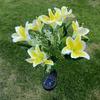 Solar Lotus Sunflower Garden Light for Outdoor Decoration