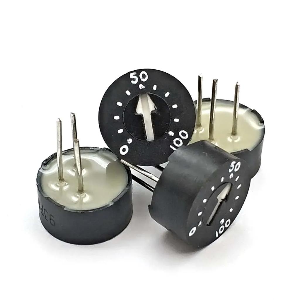 93PR102  93PR103 93PR501 Glass Glaze Potentiometer 93PR10K with Scale 1K 2K 5K10K 20K 50K 100K 200K 500K 1M 2M 500R