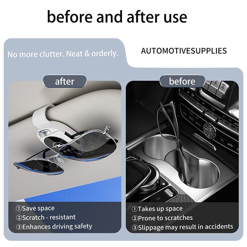Car Sun Visor Eyeglasses Clip Card Ticket Holder Stand Fastener For Opel Insignia Astra G J F K Vectra C H Corsa C B D Omega