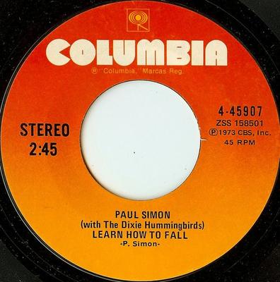 7-Zoll Schallplatte PAUL SIMON, THE DIXIE HUMMINGBIRDS - Loves Me Like A Rock 445907 Columbia 1973 US Rock Gebraucht