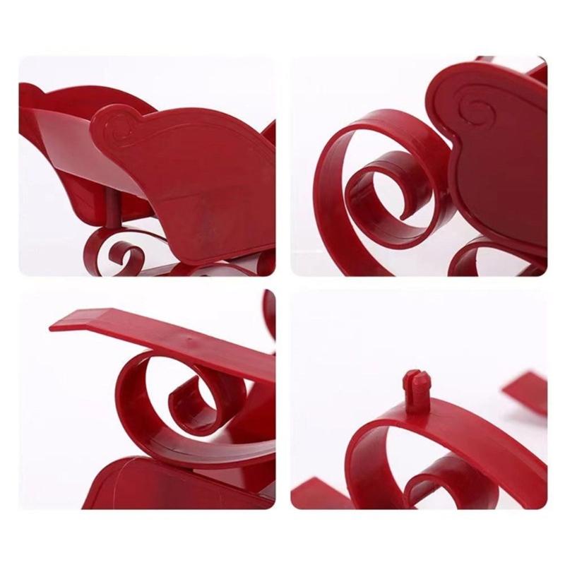 Mini Sled Ornament Candy Dish Santa Christmas Sleigh Decoration Table Centerpiece XmasSled Ornament Sleigh Basket