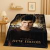 3D Twilight Saga Bella Edward Vampire Movie Flannel Blanket,Ultra Soft Warm Plush Throw for Home Bedroom Bed Sofa Cover Camping