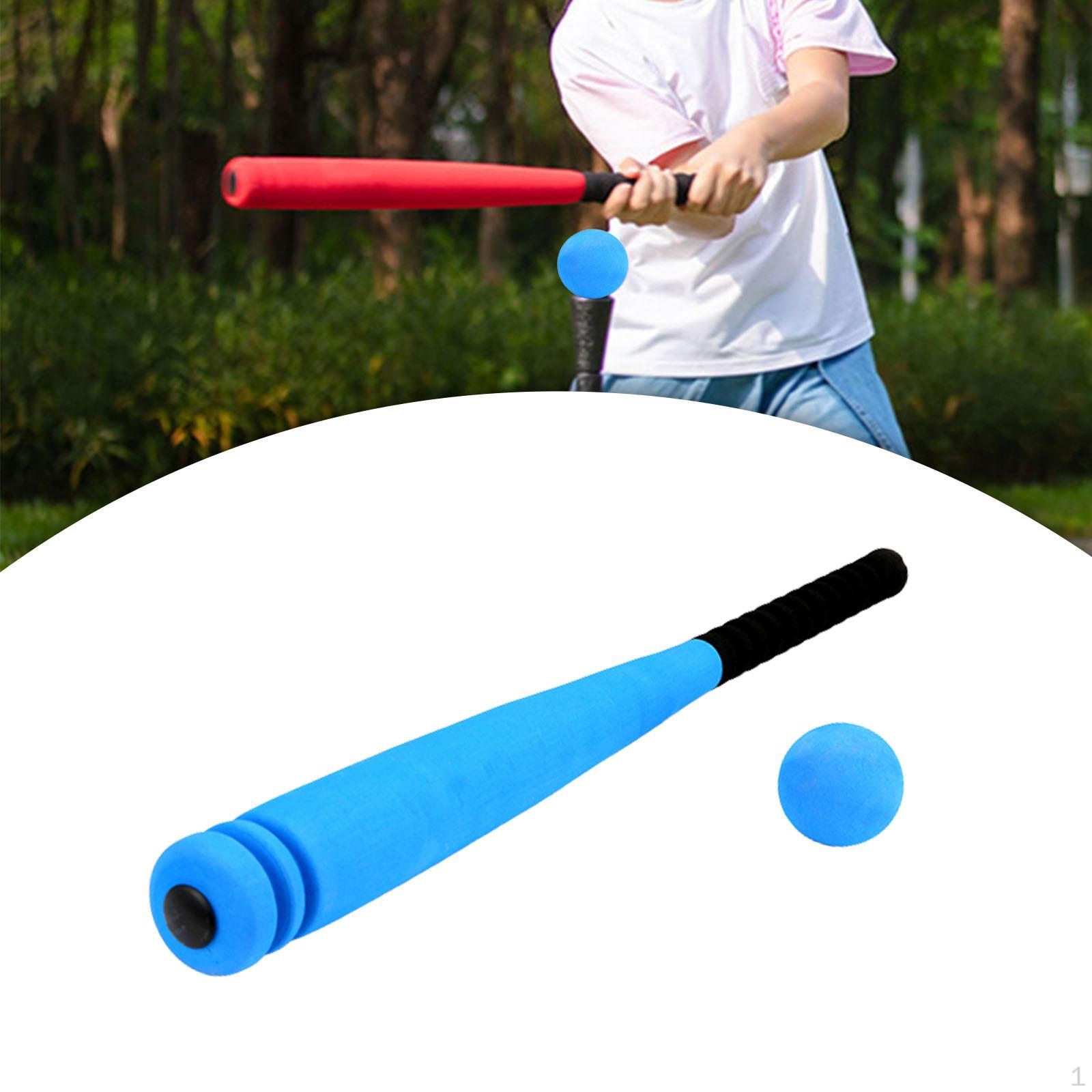 Soft Foam Baseball Bat Set for Kids - Outdoor Sports Fun Blue