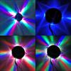 Colorful LED Disco Ball Light Flashing Light RGB Lights LED Rotating Light Wall Mount USB Powered Sound Activated Light