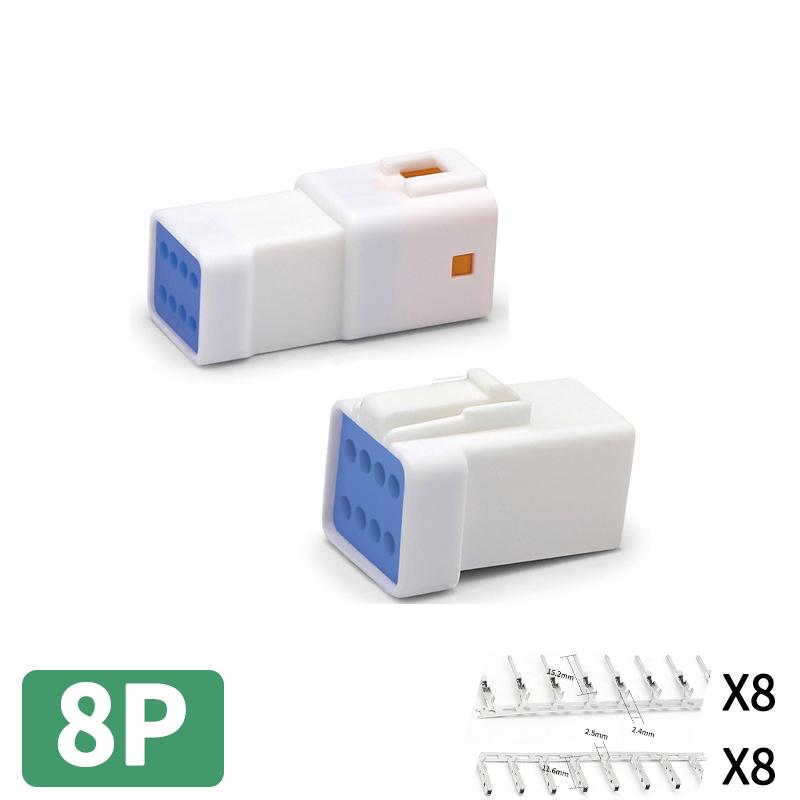 2 3 4 6 8-poliger JST Automobil-Wasserdichter Kabelsteckverbinder Buchse Stecker Stossverbinder für Benz BMW