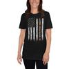 Autism Awareness American Flag Short-Sleeve Unisex T-Shirt