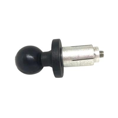Aluminum Base Rubber Motorcycle Bike Mount Black Fork Stem  with Ball Head for RAM Gopro Adapter