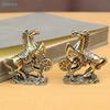 Brass Horse-Drawn Wealth Cart Figurine - Feng Shui Lucky Ornament For Home  Office Prosperity Decor