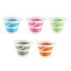 10L Foldable Water Bucket with Handle Portable Lightweight Multifunctional Outdoor Camping Fishing Car Washing Collapsible Water Storage Pail