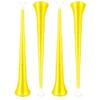4Pcs Collapsible Stadium Horn Vuvuzela Plastic Trumpet Noisemakers For Sports Events Football Games And Party Favors