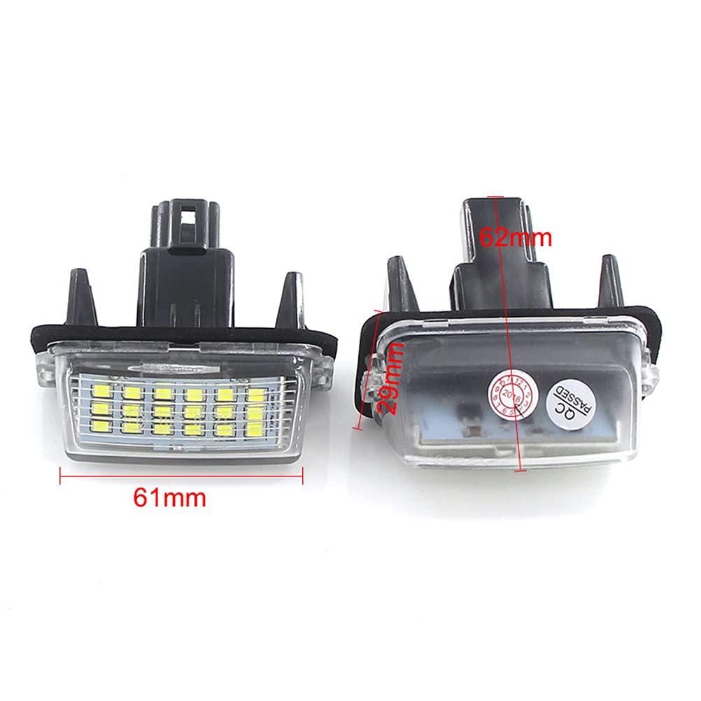 LED License Lamp License Lamp Hybrid Compatible Toyota 80 Series Noah/Voxy/Esquire/NHP10 Aqua / AVV50