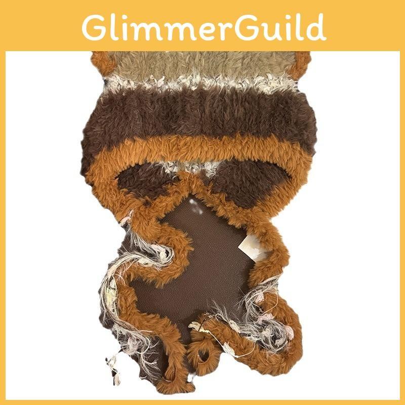 Bear Tassels Ears Knitted Cap For Women Winter Soft Warm Breathable Hat Fashion