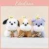 Bee Cute Puppy Keychain Cartoon Children Backpack Decorative Pendant Doll Plush