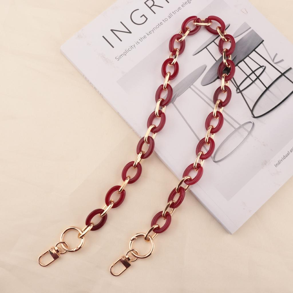 New Acrylic Bag Chain Niche Versatile Foreign Style Messenger Bag Fashionable Retro Transformation Replacement Bag Chain