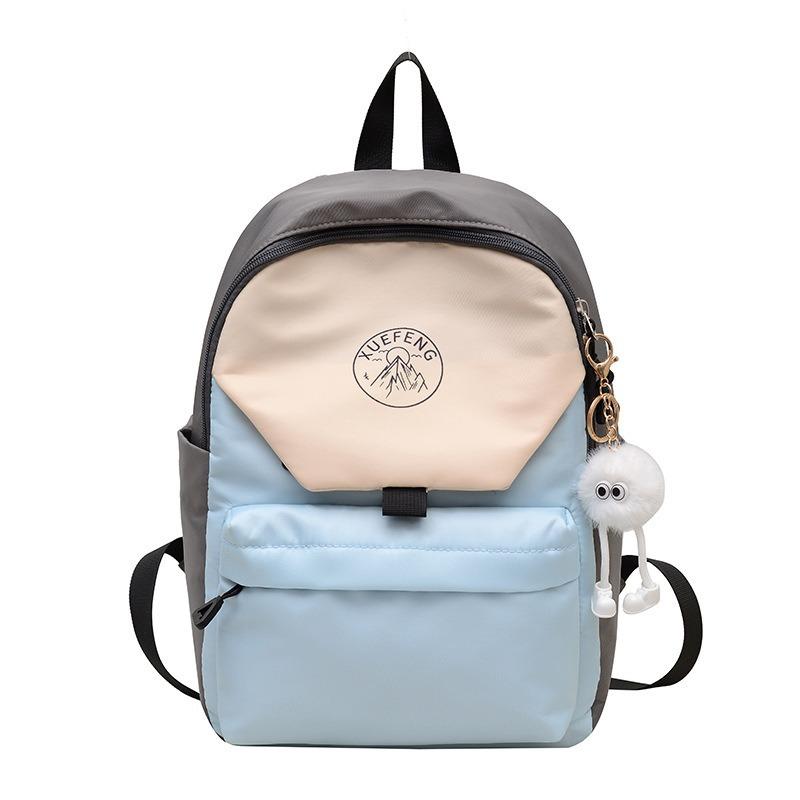 High value backpack Japanese splicing girl college style schoolbag boys and girls high school students junior high school students backpack