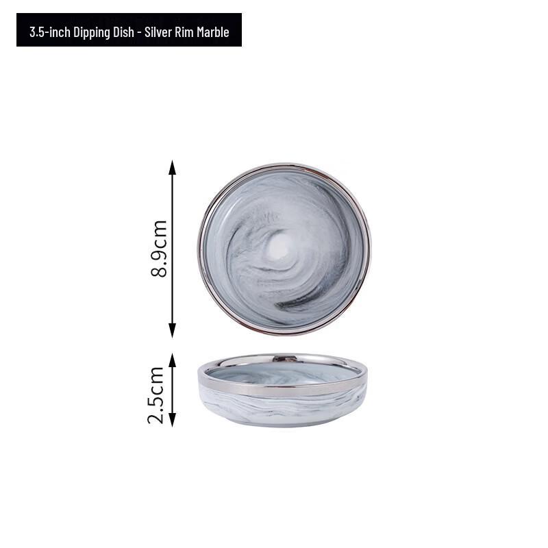 Jing Zhou Yuan Light Luxury Ceramic Dinnerware Set