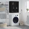 Vidaxl Wall Cabinet, Black, 69.5X34X90 Cm