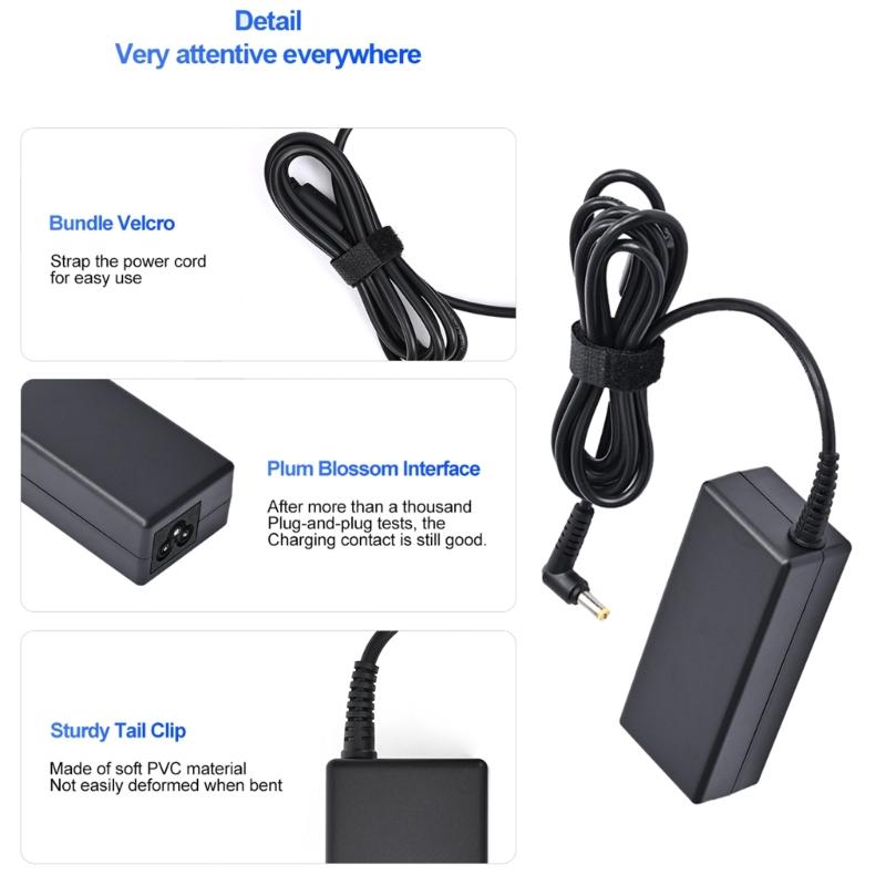 MultiUse Power Adapter AC100 240V to DC9V 3.42A Power Adapter Converters Cable for Laptop Efficient Power Supply