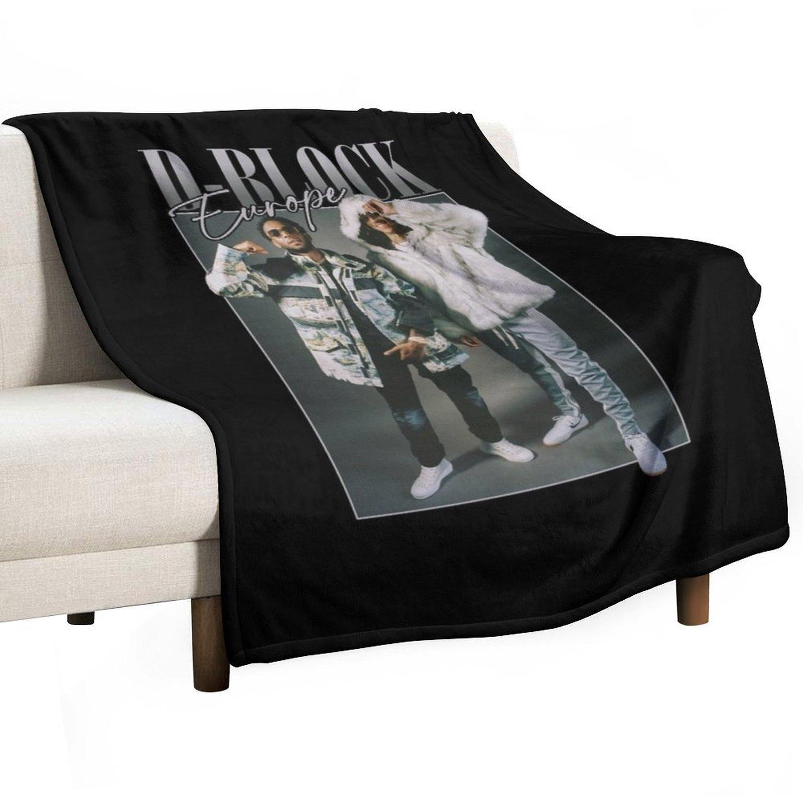 

Men Women Best Merch D Block Europe Funny Men Fan Throw Blanket Soft Decorative Sofas Sofa Throw Bed linens Blankets 30x40in