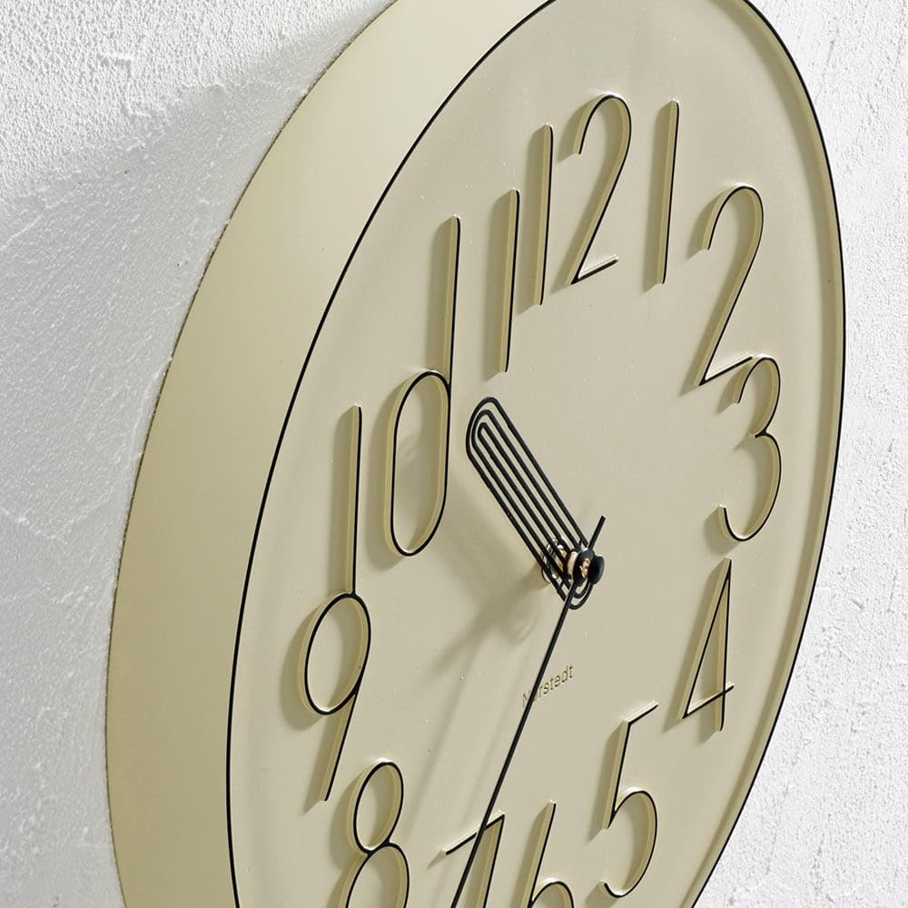 Interform Wall Clock Ball Beige CL-4468BE