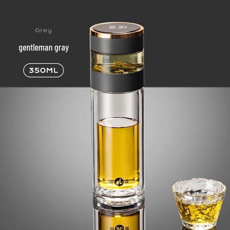Mingxia Portable Double-Wall Glass Tea Infuser Bottle