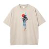 Tops  Tees Abstract Natural Mother Day Short Sleeve  Cotton Crew Neck Mens Washed T Shirt Printed Washed Tops Shirt Cute