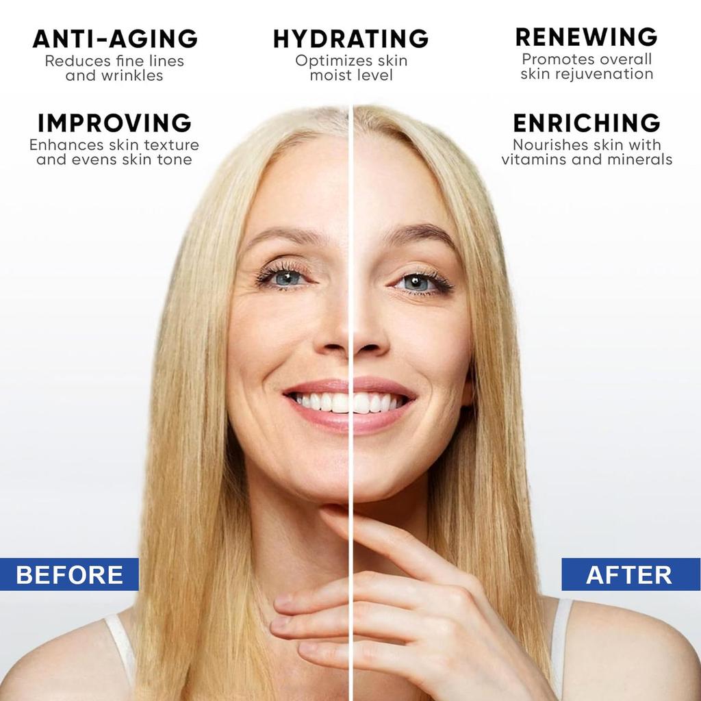 Anti-Wrinkle Cream-Deeply Moisturizes, Hydrates & Nourishes-Suitable for all Skin Types, 50ml