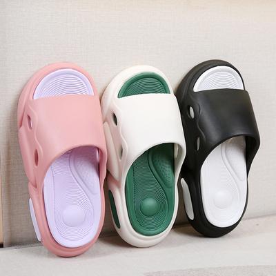 Cool Slippers Women's Summer Outer Wear Ins Tide Outdoor Thick Bottom Stepping On Shit Feeling Indoor Non-slip Couple Beach Men's One-word Drag