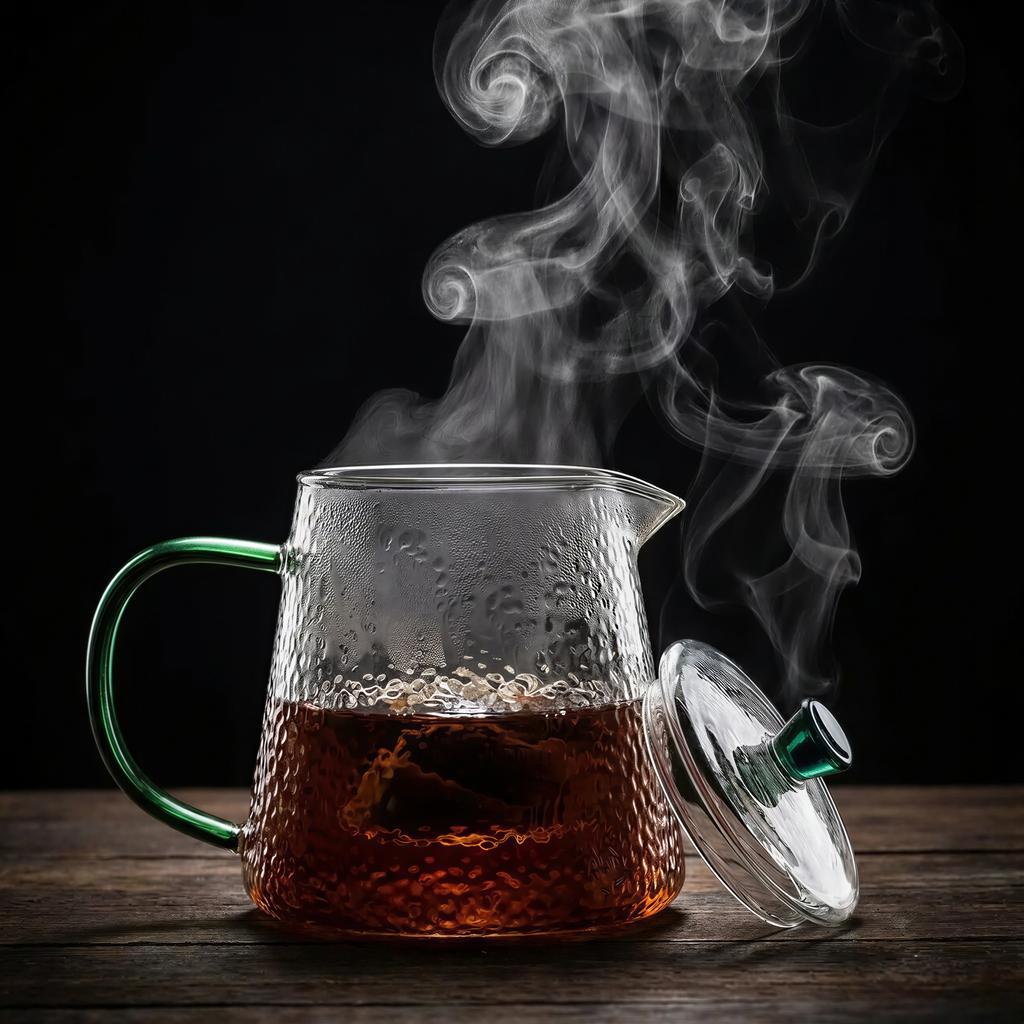 GLASS JUG TEA INFuser 1L TRANSPARENT BOROSILICATE GLASS