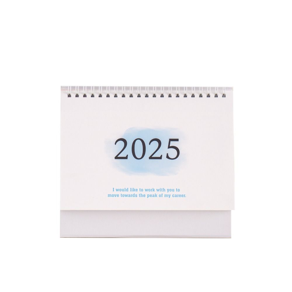 Creative 2025 Desk Calendar Thick Paper Table Planner Mini Desktop Calendar Table Decor