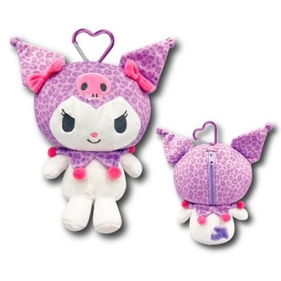 

Большой чехол Hatayama Shoji с карабином, леопардовый принт, Sanrio (Куроми)