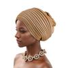 Solid Color Multilayer Women's Turban Cap