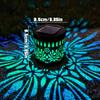 Cross Solar Mandala Sunflower Outdoor Wall Lamp Garden Decoration