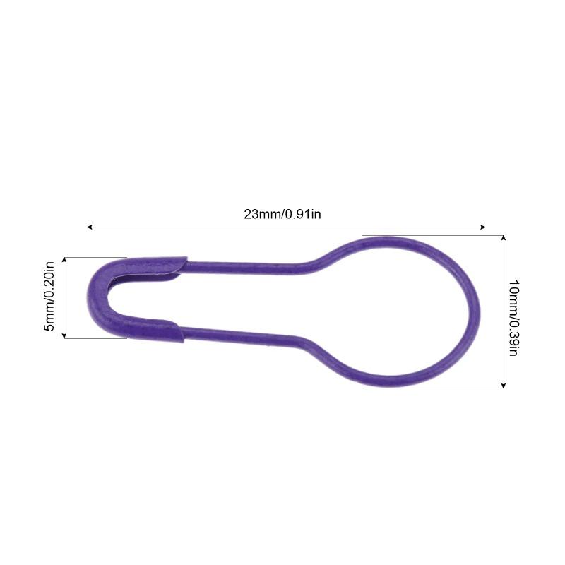 50 Stück Farbige Sicherheitsnadel Kürbisform Eisen U-förmige Schnalle Nadel Häkeln DIY Kleidungsetiketten Zubehör Schmuck Nähzubehör