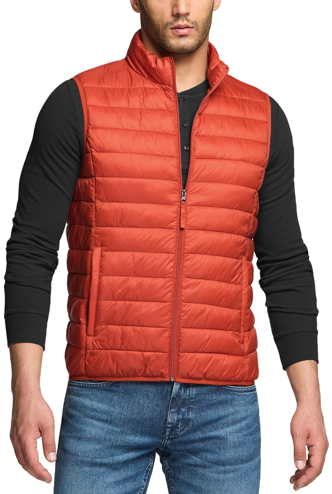 

Tesla Ultralight Puffer Vest and with Storage Pouch for Winter Ideal for Outdoor and Available in Plus Sizes Men s (Lightweight, Windproof, Warm) Use,