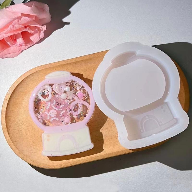 Small Game Machine Quicksand Resin Casting Mold Resin Mold Crystal Silicone Mold Epoxy Resin Keychain Pendant Mold