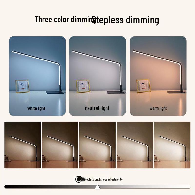 Creative Minimalist Table Lamp: Full Spectrum Eye Protection for Reading & Study