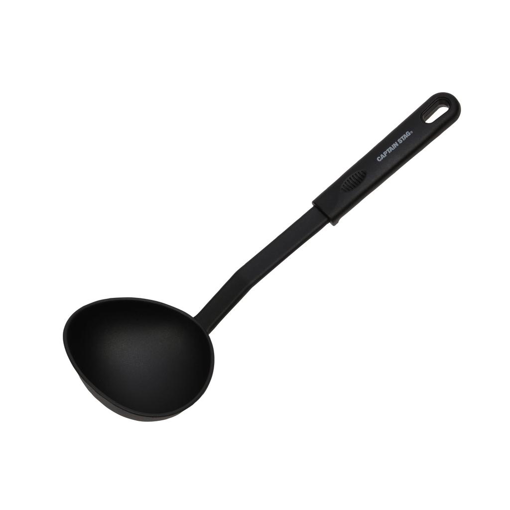 CAPTAIN STAG Outdoor Cooking Nylon Kitchen Black Tools, Tools, Ladle, UW-2055