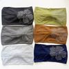 Stretchy Elastic Hairband Trendy Headwrap Outdoor Wide Rhinestone Headband  for Women