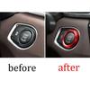 Red Aluminum Ignition Switch Start Button Ring Trim For BMW X3 G01 X4 2018-