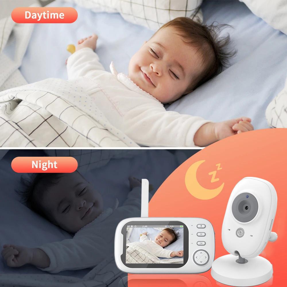 3.5 Inch Baby Monitor Wireless 2 Way Audio Talk LCD Electronic Babysitter Night Vision Video Nanny Radio Baby Camera