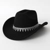 Western Europe and America Cowboy Top Hat Men and Women Travel Party Casual Top Hat Festival Stage Jazz Hat