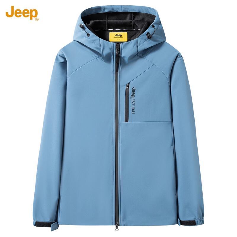 JEEP Men s Fleece-Lined Hooded Sports Jacket 3XL