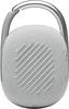 JBL CLIP4 Bluetooth Speaker, USB C Charging, IP67 Dustproof and Waterproof, with Passive Radiator, Portable, 2021 Model, White (JBLCLIP4WHT)
