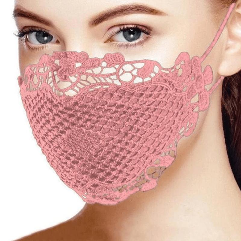 1pc Sunscreen Lace Mask,multi-color Sexy Breathable Holiday Gifts,Suitable for Outdoor Activities Such As Traveling,cycling,etc.