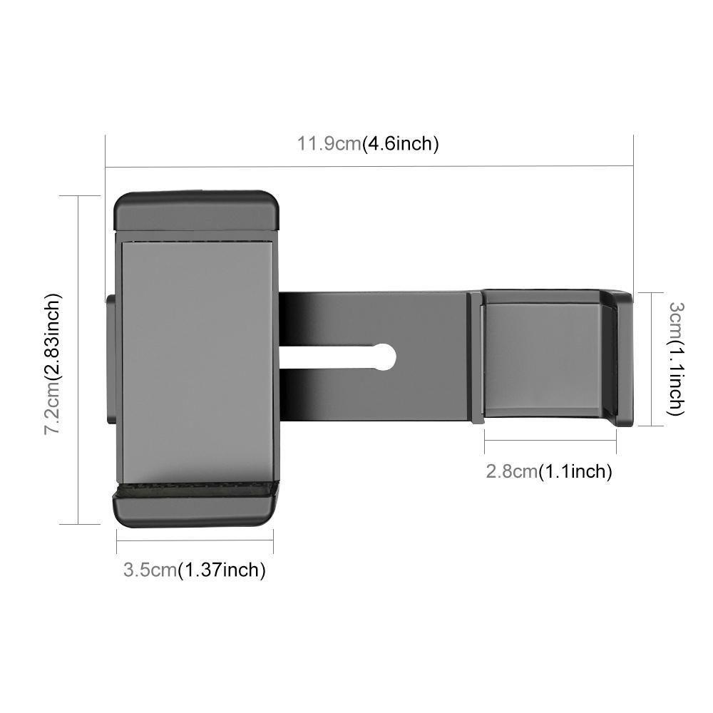 Smartphone Clamp Mount for DJI OSMO Pocket Pocket 2 1/4 Inch Holder Bracket Adjustable 56 85mm Phone Fixer