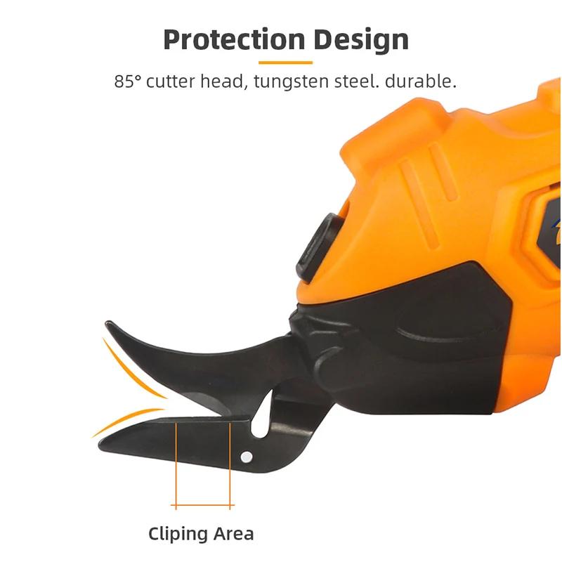 

Electric Scissors Fabric Cutter Electric Sewing Scissors Rechargeable Cordless Power Tool Cutter for Leather Fabric Cloth