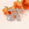Cats Metal Dies for DIY Scrapbooking Cutting Templates for Cardmaking, Paper Art Craft Supplies